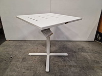 Garden prestige - alu tuintafel suisse 70 x 70cm wit full alu - afbeelding 1 van  13