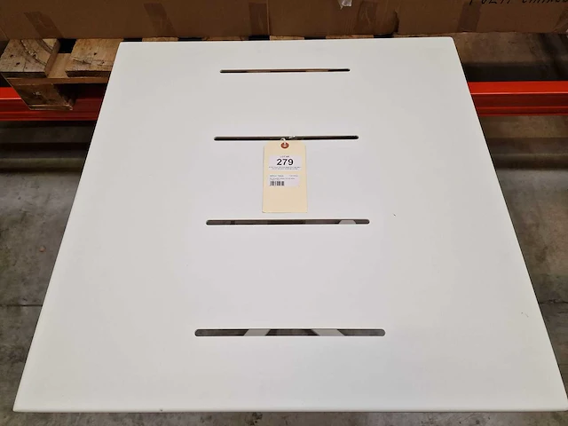 Garden prestige - alu tuintafel suisse 70 x 70cm wit full alu - afbeelding 5 van  13