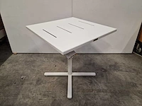 Garden prestige - alu tuintafel suisse 70 x 70cm wit full alu - afbeelding 6 van  13