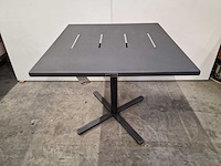 Garden prestige - alu tuintafel suisse 80 x 80cm antraciet full alu - afbeelding 7 van  12