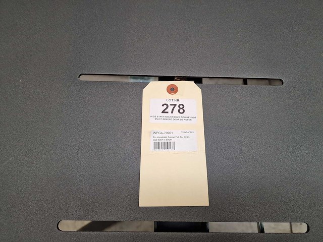 Garden prestige - alu tuintafel suisse 80 x 80cm antraciet full alu - afbeelding 4 van  12