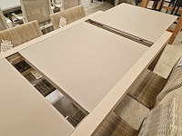 Garden prestige - alu tuintafel uitschuif lissabon champagne mat - afbeelding 5 van  9