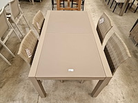 Garden prestige - alu tuintafel uitschuif lissabon champagne mat - afbeelding 9 van  9