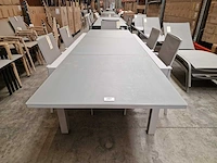 Garden prestige - alu tuintafel uitschuifbaar geneve 180-280 x 100cm mistral grey - afbeelding 3 van  10