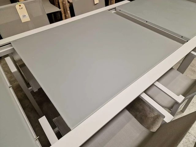 Garden prestige - alu tuintafel uitschuifbaar geneve 180-280 x 100cm mistral grey - afbeelding 6 van  10
