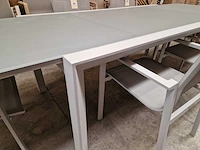 Garden prestige - alu tuintafel uitschuifbaar geneve 180-280 x 100cm mistral grey - afbeelding 4 van  10