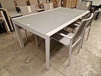 Garden prestige - alu tuintafel uitschuifbaar geneve 180-280 x 100cm mistral grey - afbeelding 7 van  10