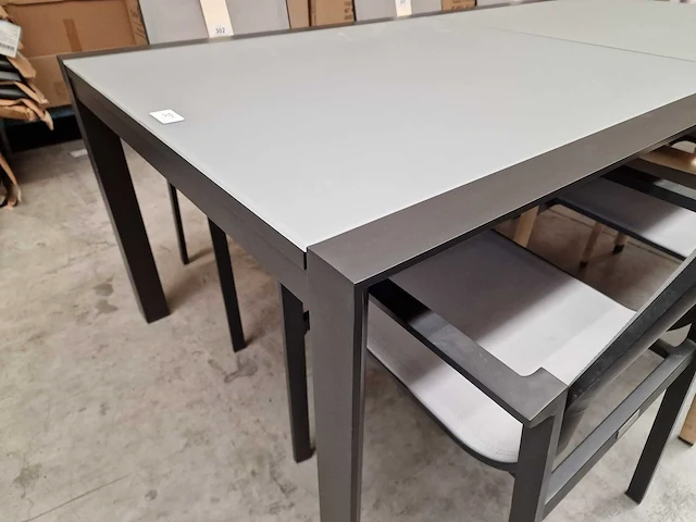 Garden prestige - alu tuintafel uitschuifbaar geneve xl 220-340 x 106cm charcoal - afbeelding 10 van  10