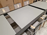 Garden prestige - alu tuintafel uitschuifbaar geneve xl 220-340 x 106cm charcoal - afbeelding 5 van  10