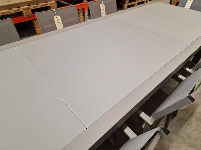 Garden prestige - alu tuintafel uitschuifbaar lissabon warmgrijs 220-330 x 106cm - afbeelding 9 van  12