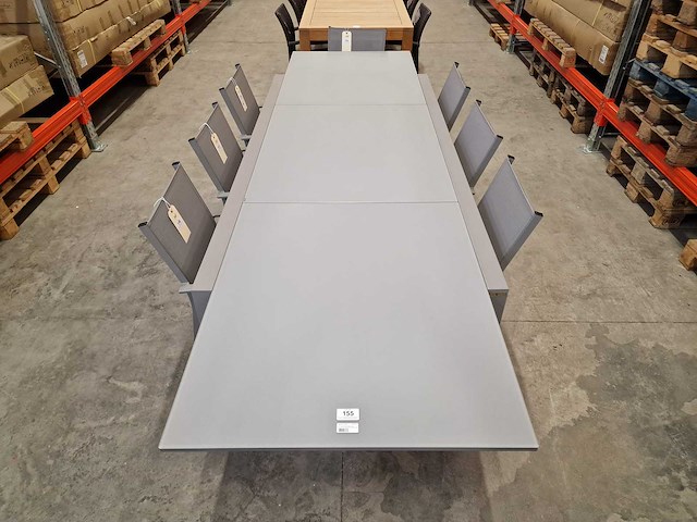 Garden prestige - alu tuintafel uitschuifbaar lissabon warmgrijs 220-330 x 106cm - afbeelding 7 van  12