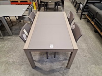 Garden prestige - alu tuintafel uitschuifbaar zurich champagne mat - afbeelding 2 van  11