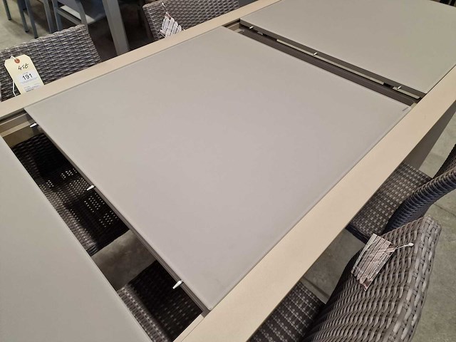 Garden prestige - alu tuintafel uitschuifbaar zurich champagne mat - afbeelding 8 van  11