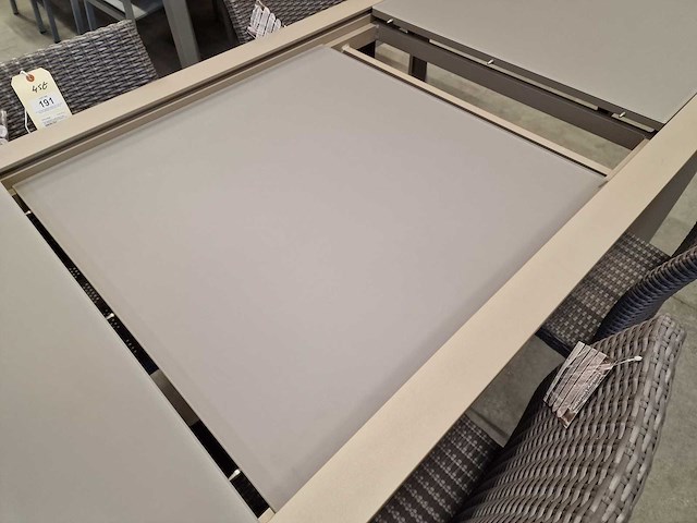 Garden prestige - alu tuintafel uitschuifbaar zurich champagne mat - afbeelding 9 van  11