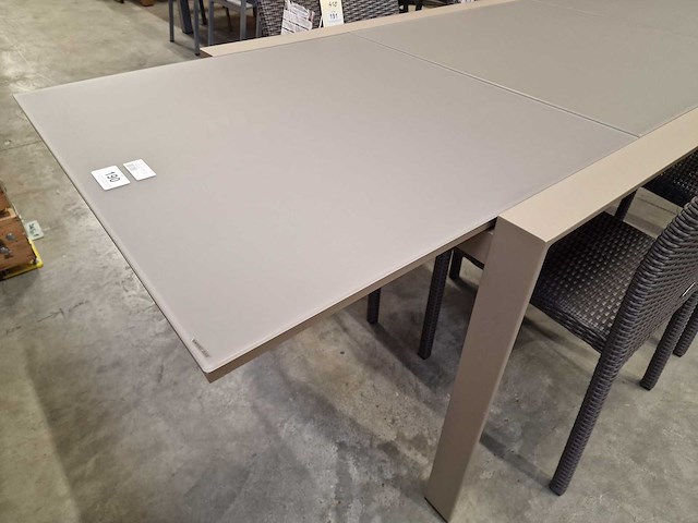 Garden prestige - alu tuintafel uitschuifbaar zurich champagne mat - afbeelding 4 van  7