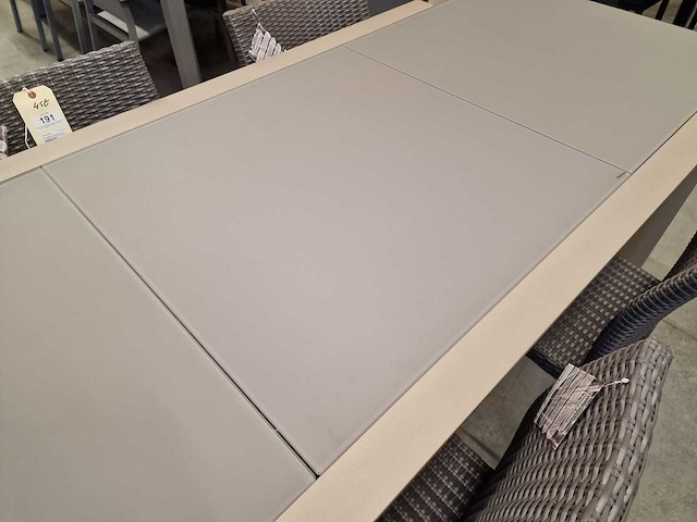 Garden prestige - alu tuintafel uitschuifbaar zurich champagne mat - afbeelding 5 van  7