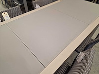 Garden prestige - alu tuintafel uitschuifbaar zurich champagne mat - afbeelding 5 van  7