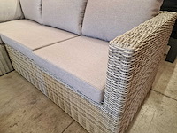 Garden prestige - hoeklounge georgia wicker grijs met kussens olefin - afbeelding 4 van  7