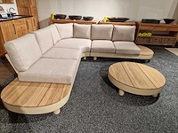 Garden prestige - hoeklounge set casa nova sand met kussens olefin sand - afbeelding 2 van  7