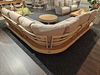 Garden prestige - hoeklounge set casa nova sand met kussens olefin sand - afbeelding 5 van  7
