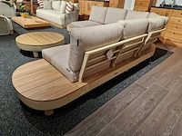Garden prestige - hoeklounge set casa nova sand met kussens olefin sand - afbeelding 6 van  7