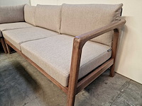 Garden prestige - hoeklounge set egypte met kussens olefin zand - afbeelding 5 van  7