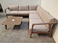 Garden prestige - hoeklounge set egypte met kussens olefin zand - afbeelding 3 van  7