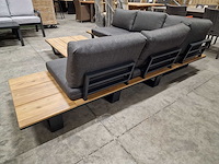 Garden prestige - hoeklounge set lotar antraciet - olefin antraciet - afbeelding 6 van  7