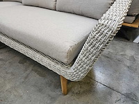 Garden prestige - hoeklounge set mirlano hdpe wicker met kussens olefin - afbeelding 4 van  5