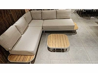 Garden prestige - hoeklounge set profido sand met kussens olefin sand - afbeelding 2 van  6