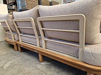 Garden prestige - hoeklounge set salvator met kussens olefin zand - afbeelding 4 van  8