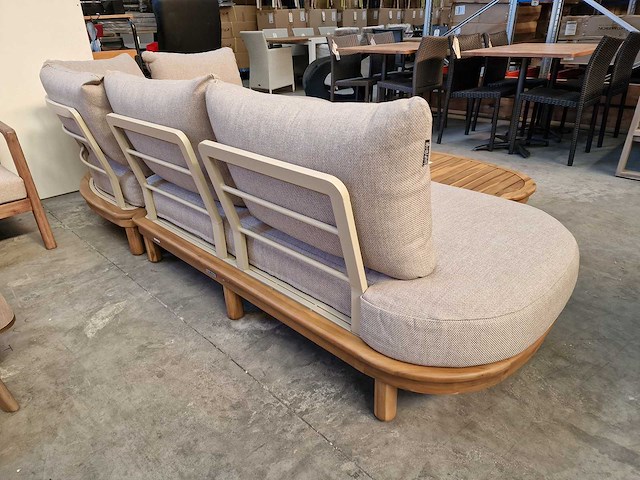 Garden prestige - hoeklounge set salvator met kussens olefin zand - afbeelding 3 van  8