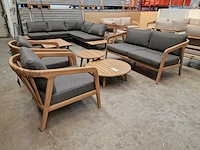 Garden prestige - lounge set florencia met kussens olefin antraciet - afbeelding 6 van  6