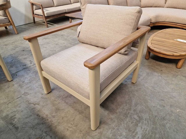 Garden prestige - lounge set forza met kussens olefin zand - afbeelding 4 van  6
