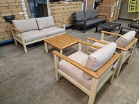 Garden prestige - lounge set forza met kussens olefin zand - afbeelding 1 van  12
