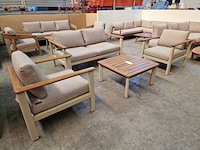 Garden prestige - lounge set forza met kussens olefin zand - afbeelding 1 van  6
