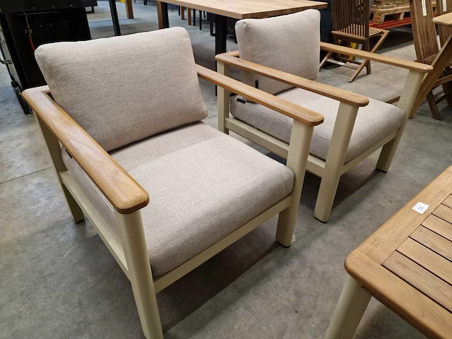 Garden prestige - lounge set forza met kussens olefin zand - afbeelding 7 van  12