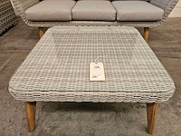 Garden prestige - lounge set mirabel hdpe wicker - olefin lichtgrijs - afbeelding 5 van  5