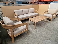 Garden prestige - lounge set singapore met kussens olefin zand - afbeelding 2 van  8