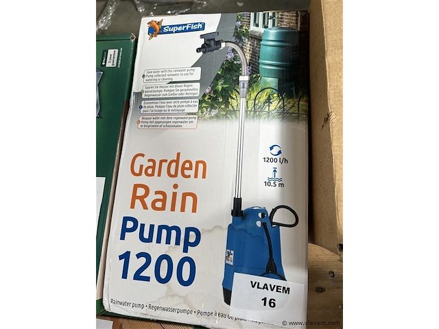 Garden rain pump 1200 - afbeelding 1 van  1