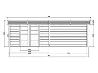 Garden shed & log cabin - afbeelding 2 van  3