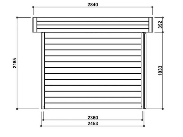 Garden shed & log cabin - afbeelding 3 van  3