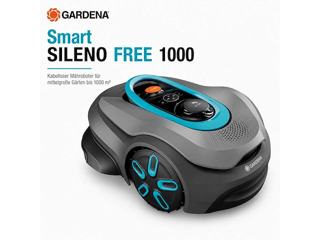 Gardena - smart sileno free 1000 - robotmaaier - afbeelding 1 van  8