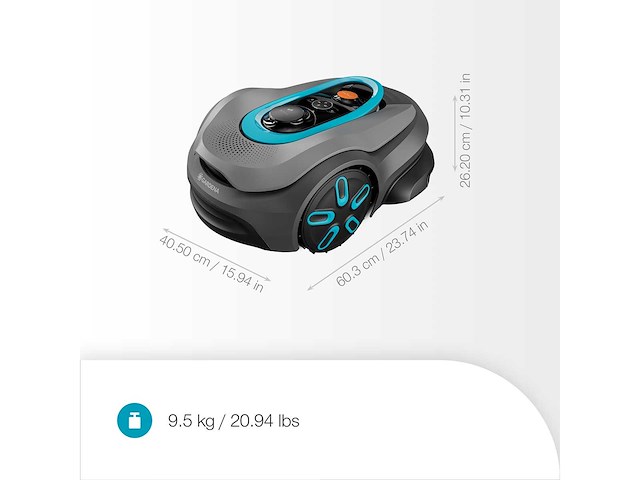 Gardena - smart sileno free 1100 - robotmaaier - afbeelding 5 van  8