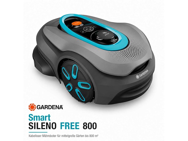 Gardena - smart sileno free 800 - robotmaaier - afbeelding 1 van  4