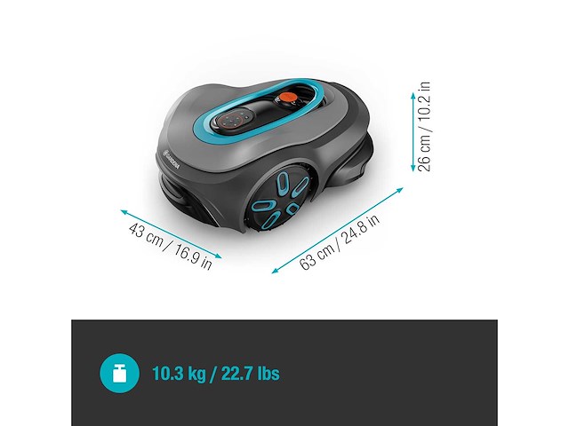 Gardena - smart sileno max 1500 - robotmaaier - afbeelding 5 van  7