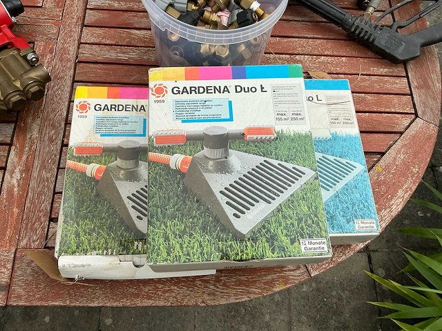 Gardena duo l ongebruikt beregeningsapparatuur (3x) - afbeelding 1 van  4