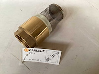 Gardena messing terugslagklep 1” met aanzuigkorf (49x) - afbeelding 4 van  4