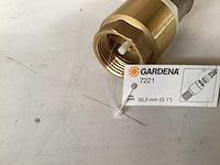 Gardena messing terugslagklep 1” met aanzuigkorf (49x) - afbeelding 2 van  4