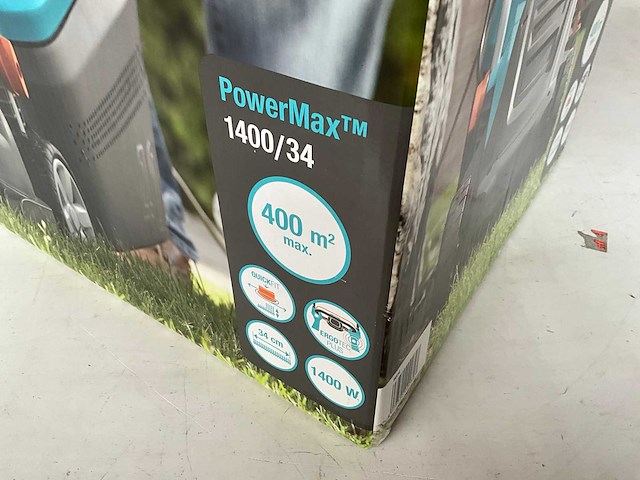 Gardena powermax 1400/34 elektrische grasmaaier - afbeelding 2 van  4